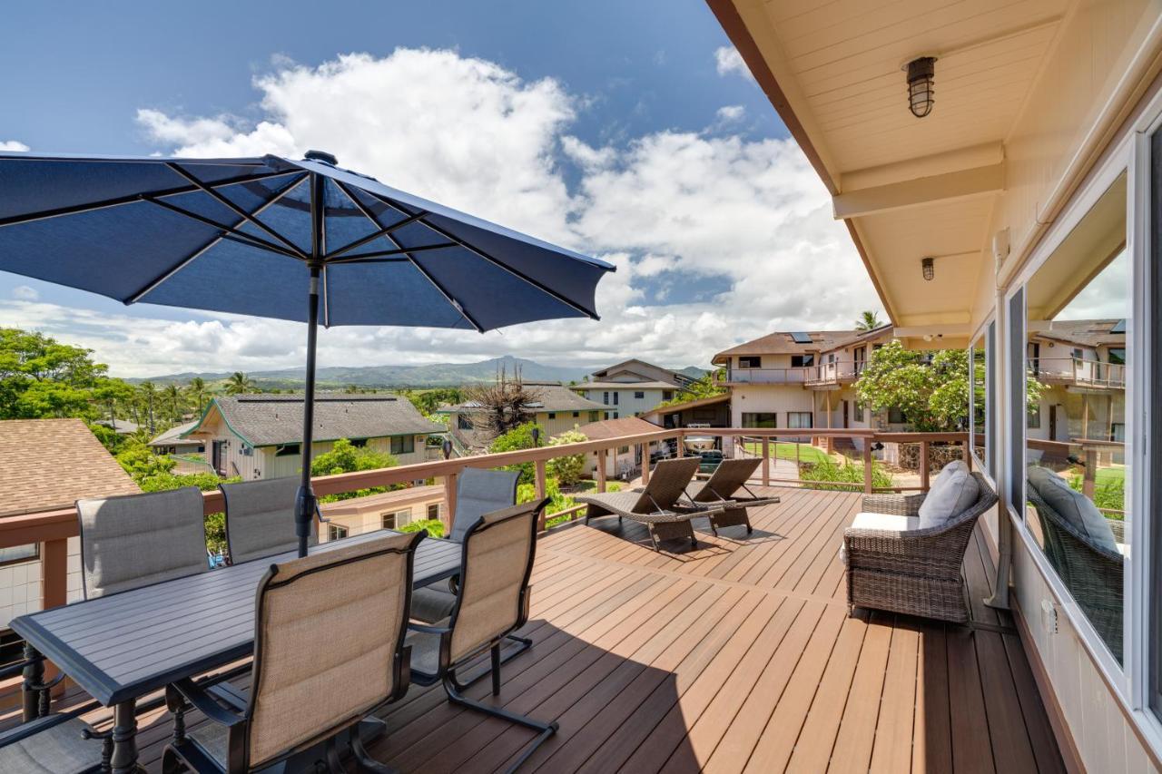 Updated Poipu Home Large Deck With Scenic View Koloa Extérieur photo
